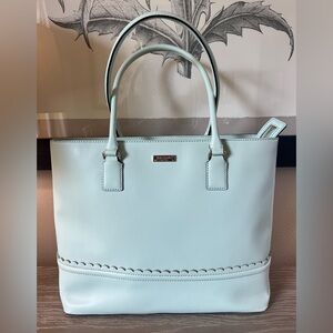 Kate Spade Marguerite Scalloped Edge Tote in Cloud Mist